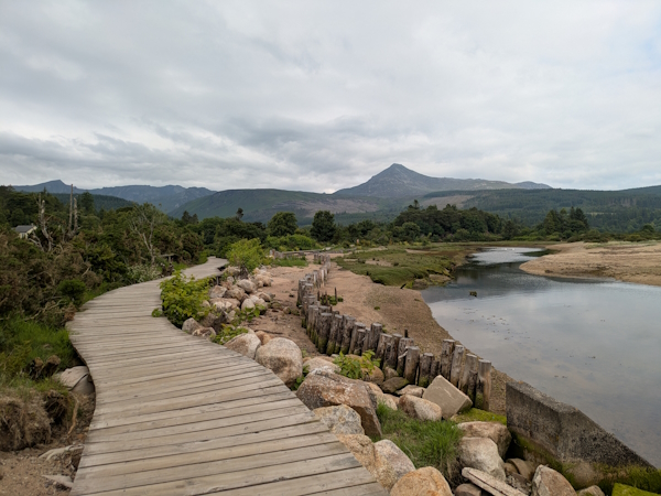 Brodick at the end of the Arran Coastal Way