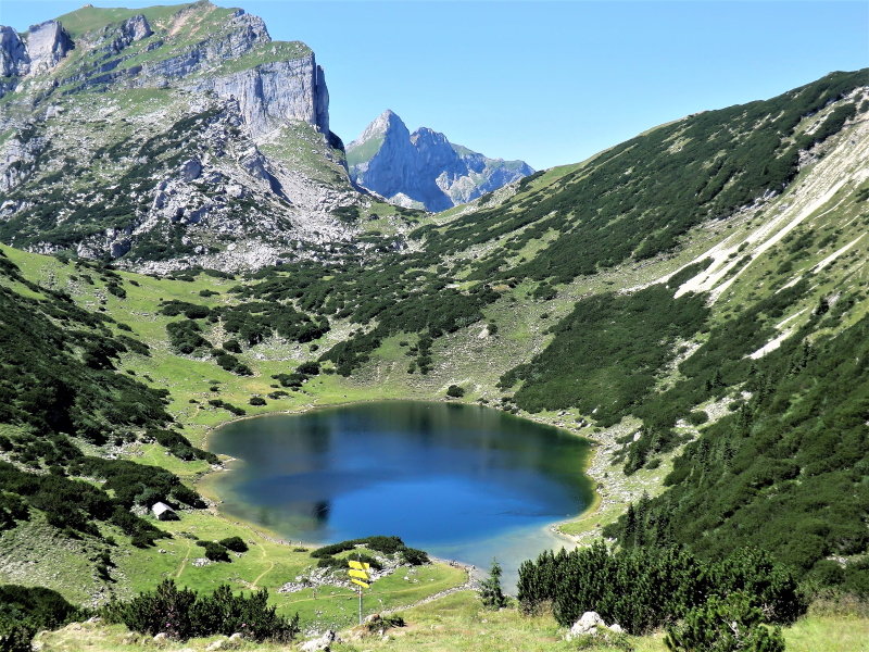 Zieiner See, a scenic mountain lake in the heart of the Tirol