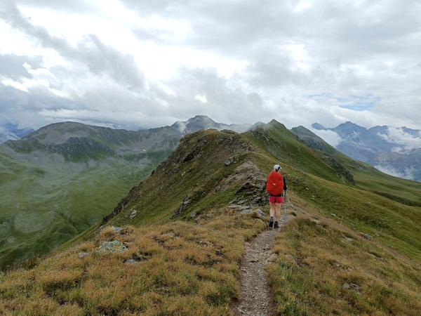 In Sertig-Dorf on the Davos to St Moritz hike
