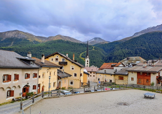 The Swiss village of Zuoz