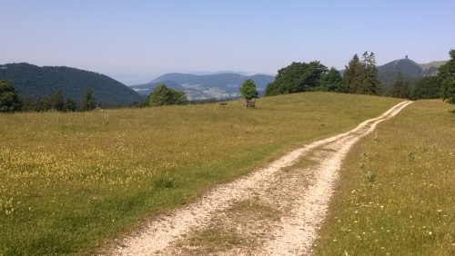 The long miles to Chasseral on Stage 7 of the Swiss Jura Crest Trail