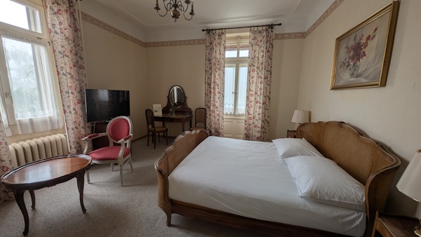 A typical hotel room in Switzerland