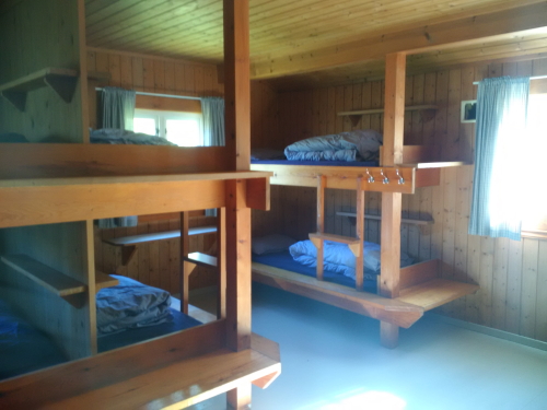 shared rooms in a norweigen hut
