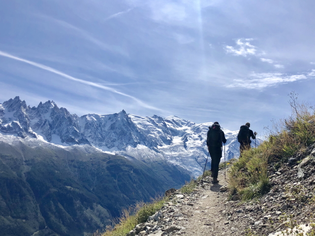 Alpine pastures on the Tour Du Mont Blanc