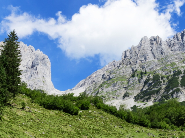 The Wochenbrunneralm on the Adlerweg