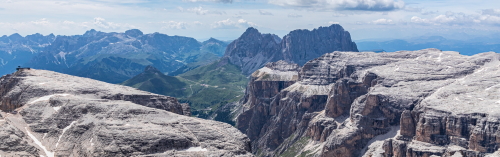 The Sella plateau on the Alta Via 2