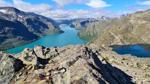 Besseggen Ridge on the Jotunheimen Tour Trek