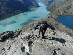 Reaching Cabane de Moiry on the Haute Route, Swiss Alps