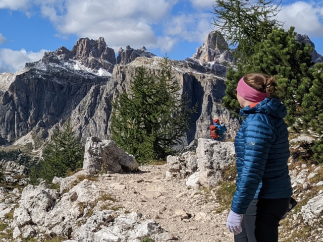 View from near the Cinque Torri, Italian Dolomites