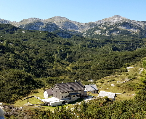 Triglav Lakes Hut in the Julian Alps