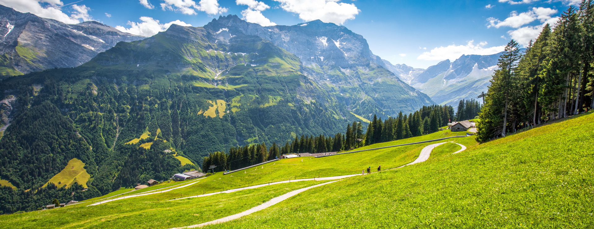 On the Way to Elm on the Via Alpina