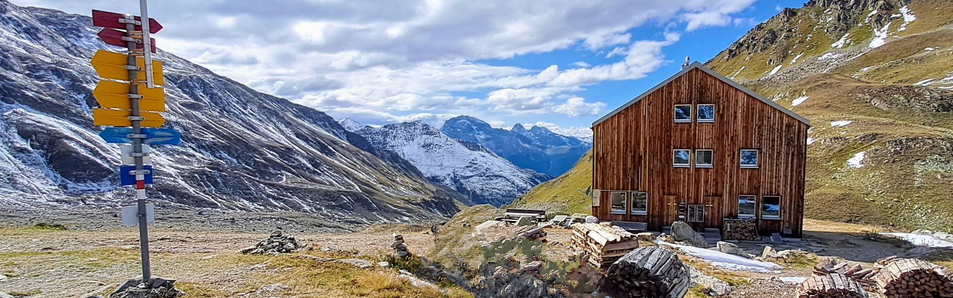 The Keschhütte between Davos and St. Moritz.