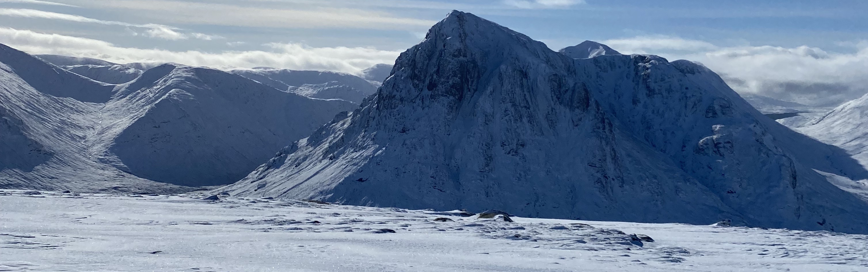On skis at the Devil's Staircase, Glencoe