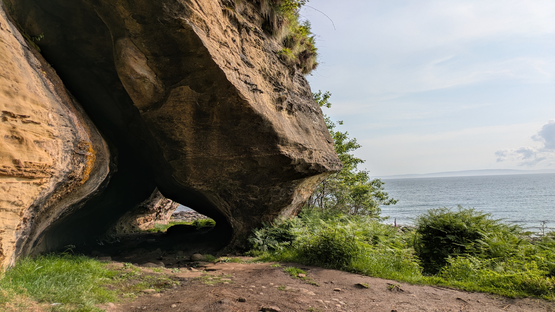Rock formations near Blackwaterfoot
