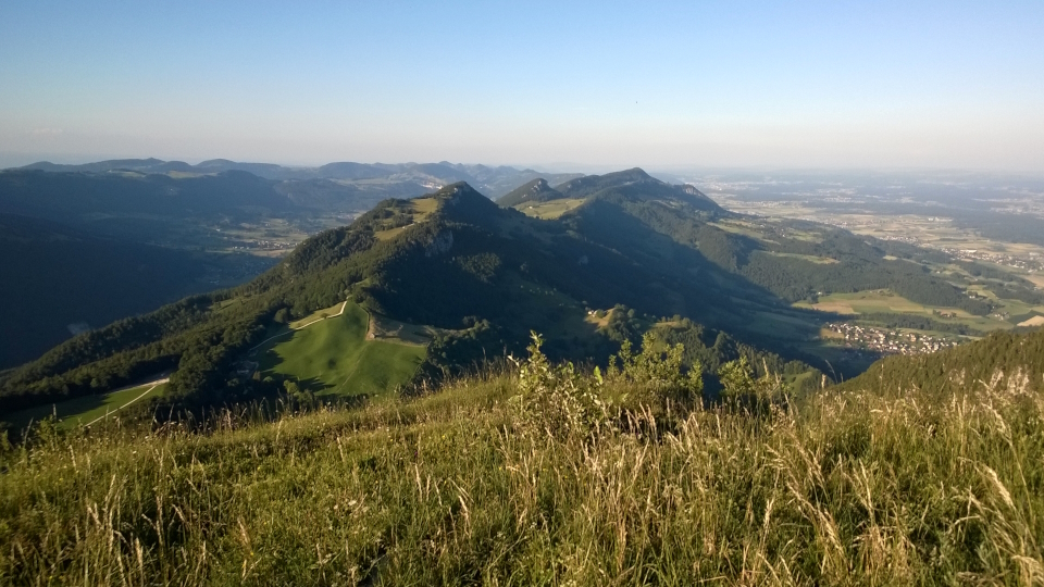 Crenellated ridges of the Jura