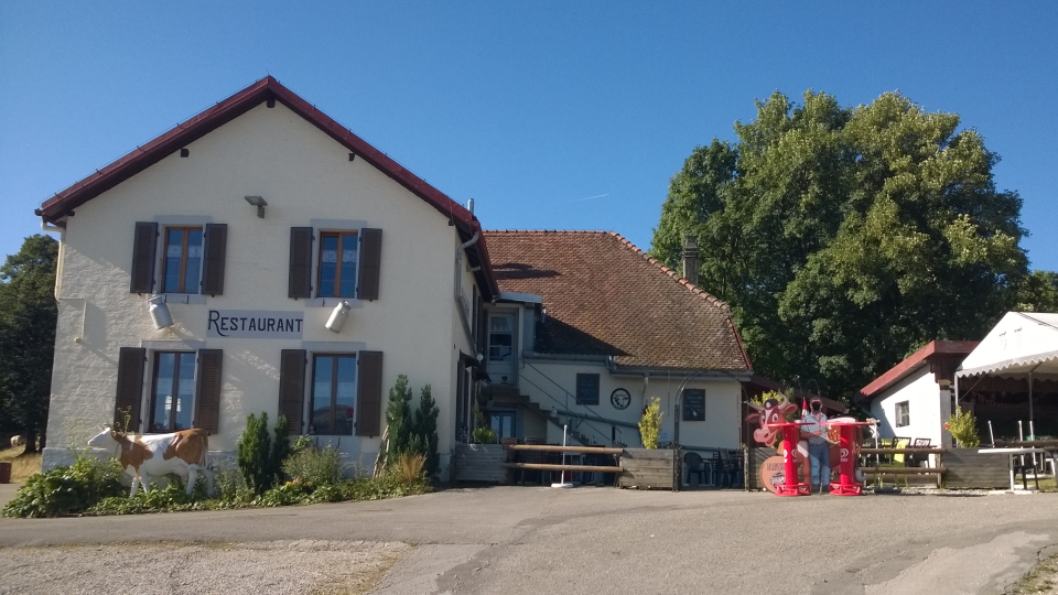 A restaurant in the Jura