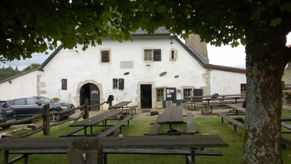 A white house in the Jura