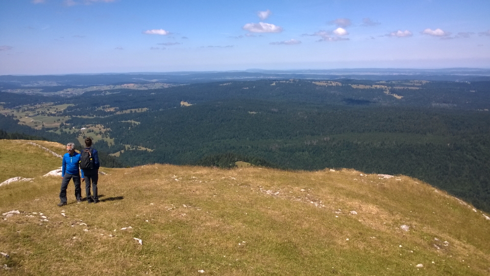 The wide open spaces of the Jura