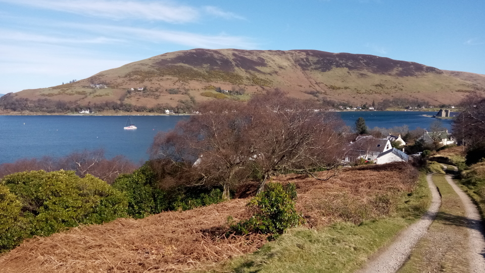 On leaving Lochranza, a coastal view, Arran