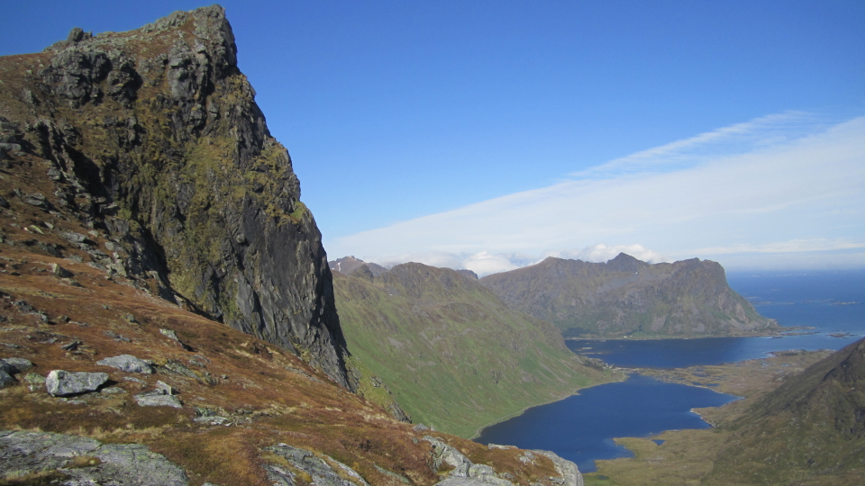Looking East on the way up Kartstaven