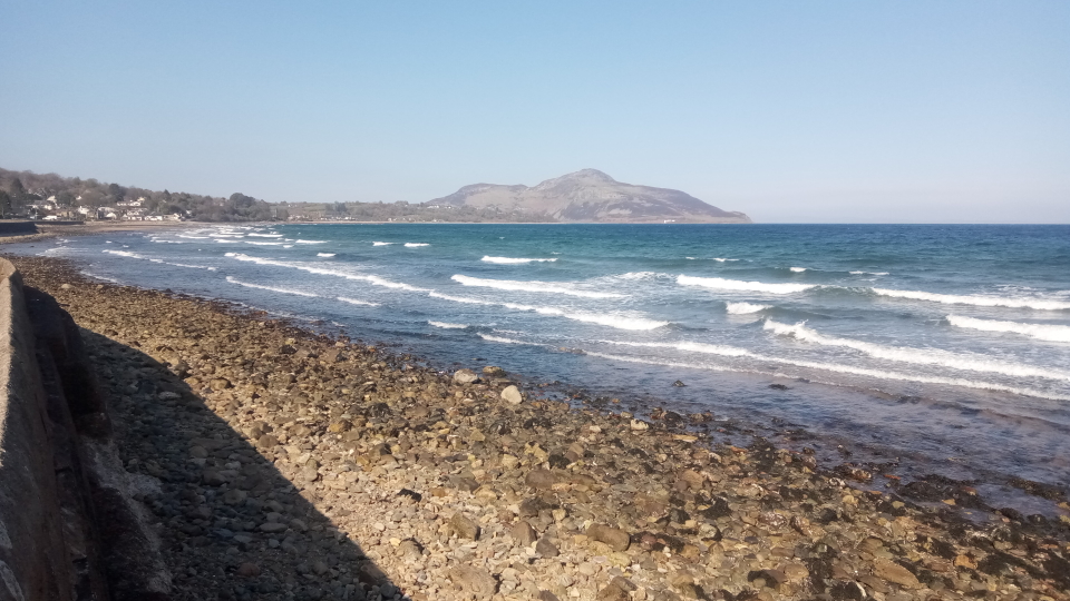 The coast on the way to Whiting Bay, Arran