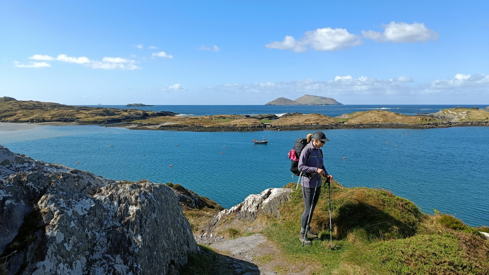Scariff Island seen from the Kerry Way