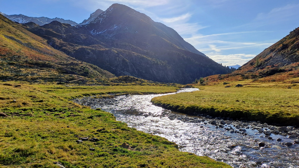 The river in the Val Funtauna on the stage to Zuoz