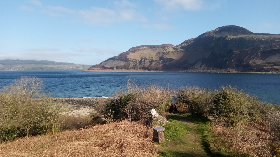 Coastal Arran scenes after Whiting Bay
