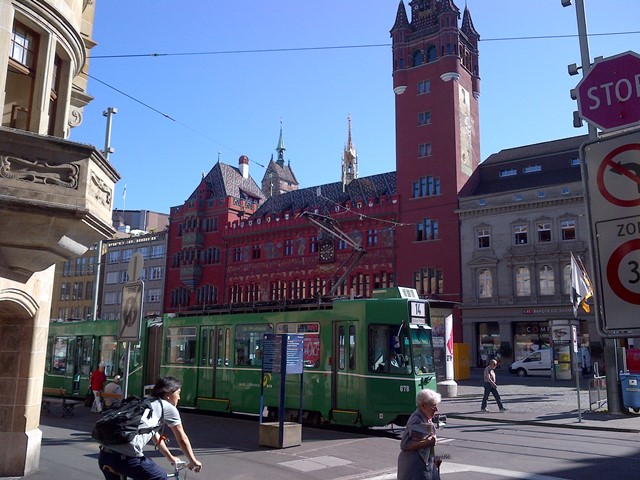 The market place in Basel