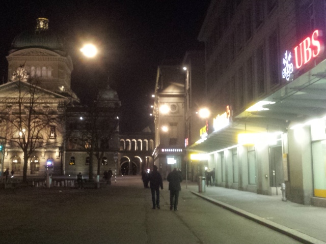 The Swiss parliament building in Bern