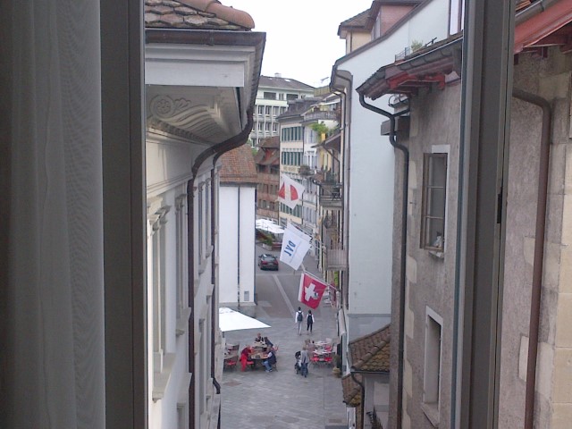 The Swiss flag in Luzern