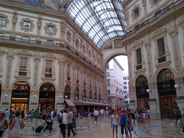 Milan`s Vittorio Emanuelle arcade