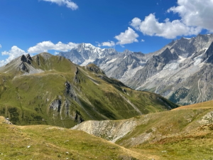 Monte Bianco from the Italian side near Rifugio Bonatti