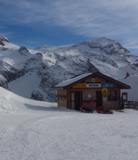 A high hut in the Pralognan ski area