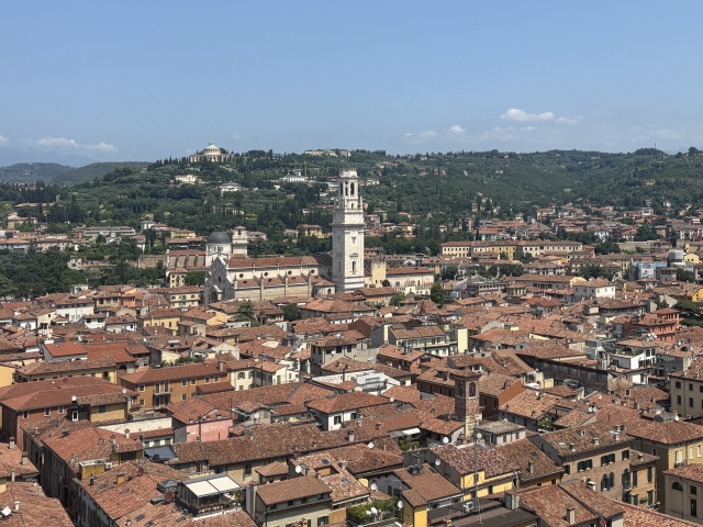 Verona and its Torre dei Lamberti
